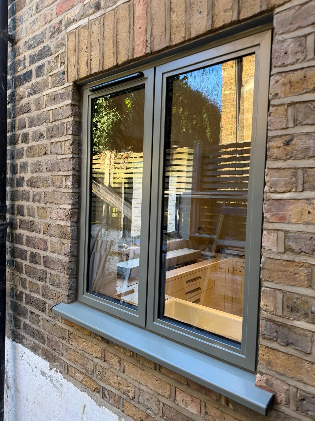 Selected aluminium window and door installation