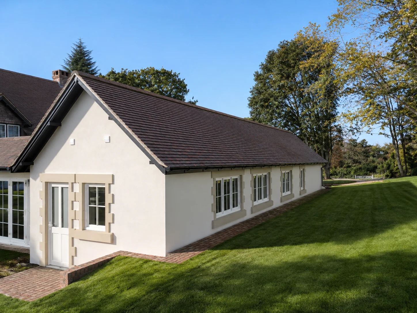 Selected timber window and door installation
