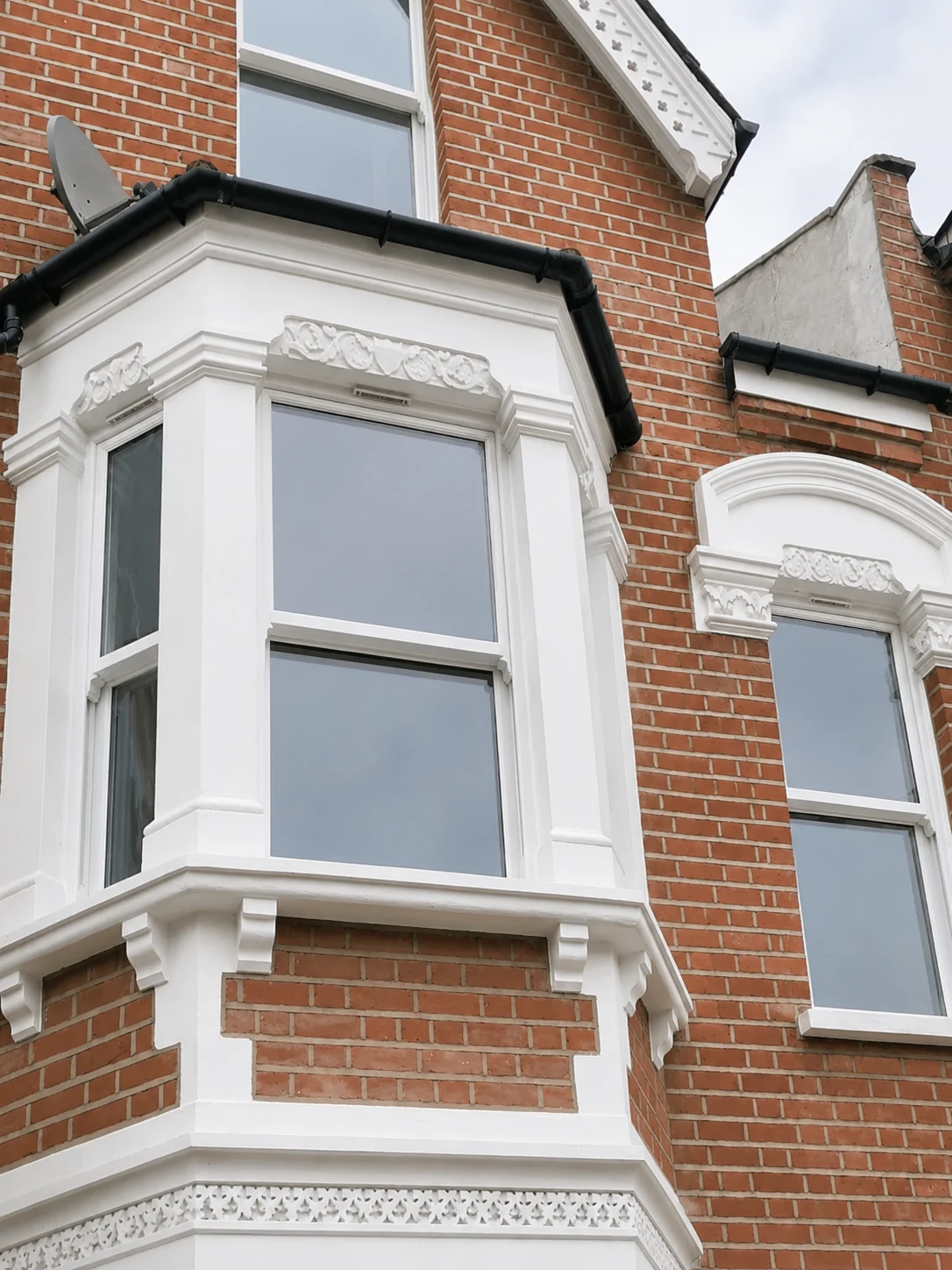 Selected timber window and door installation