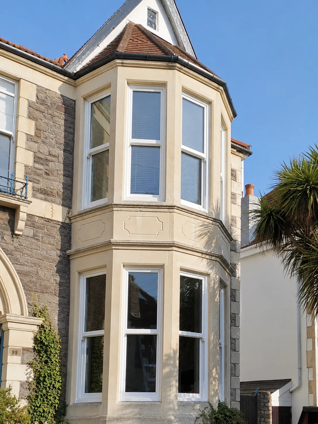 Selected timber window and door installation