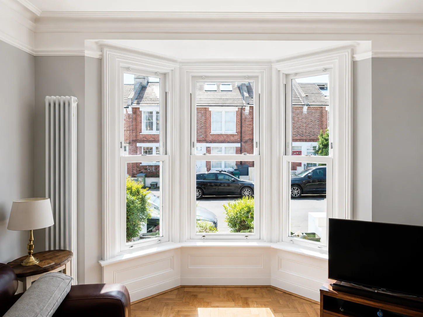 Selected timber window and door installation