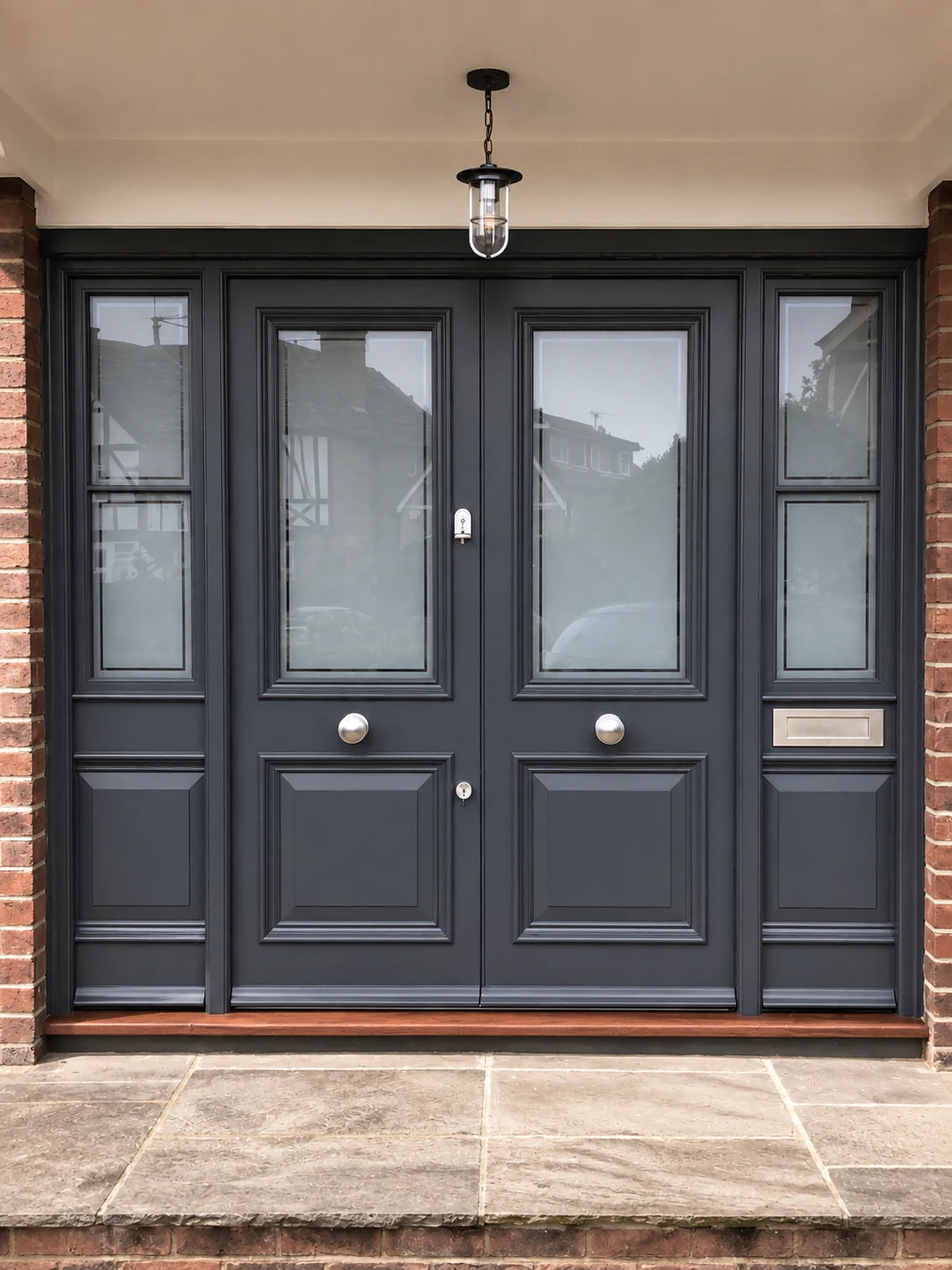 Selected timber window and door installation