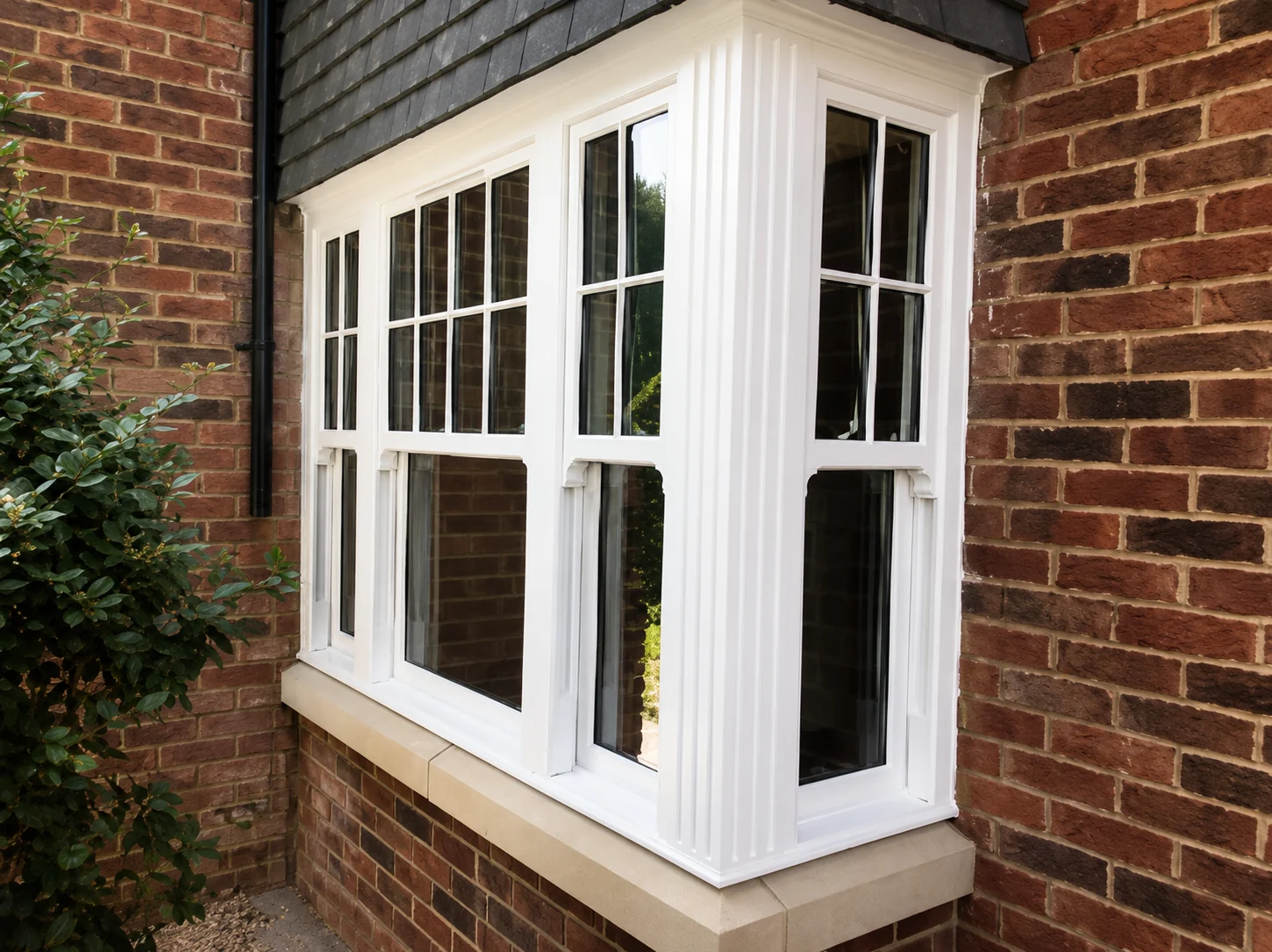 Selected uPVC window and door installation
