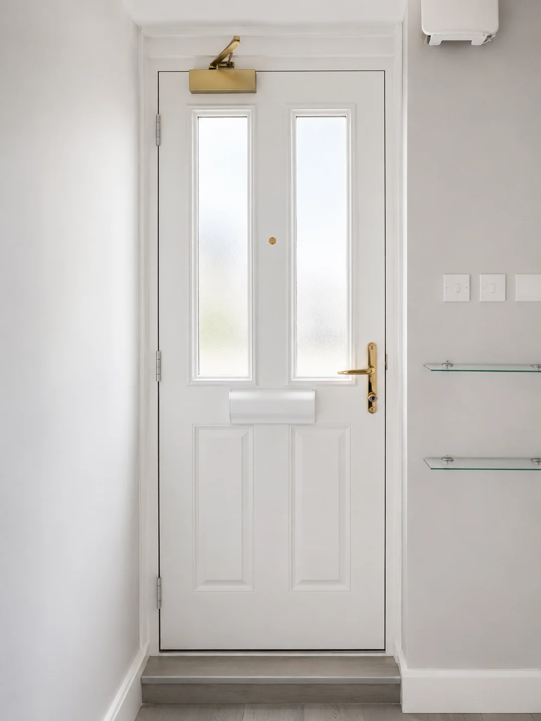 Selected uPVC window and door installation